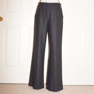 Miu Miu Dark Grey Virgin Wool Trousers